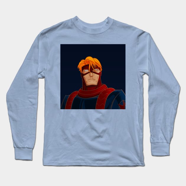 WildC.A.T.S Spartan Long Sleeve T-Shirt by Mark Bartle Art